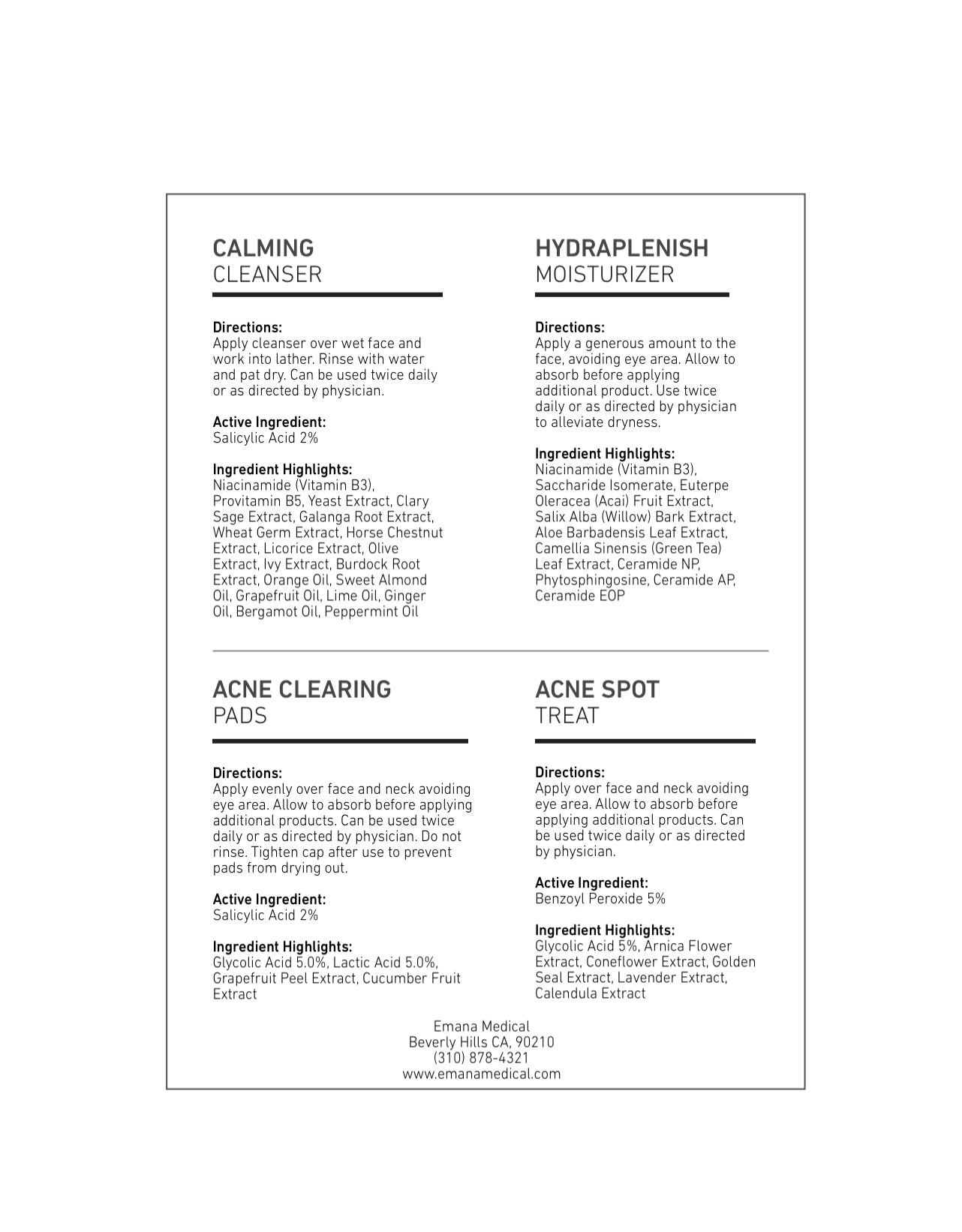 Acne Clear And Control System