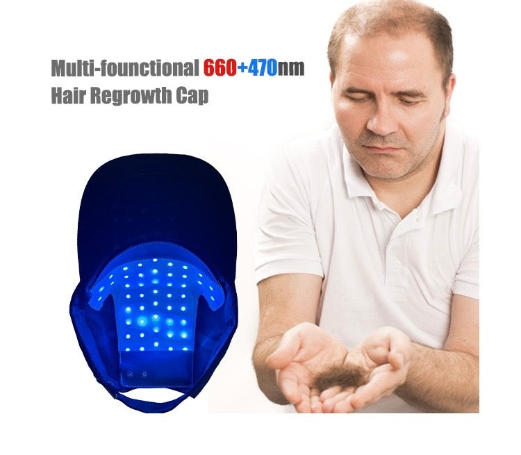 EMANA® HairLux™ LED Hair Regrowth Therapy Cap | Red & Blue Light Scalp Therapy