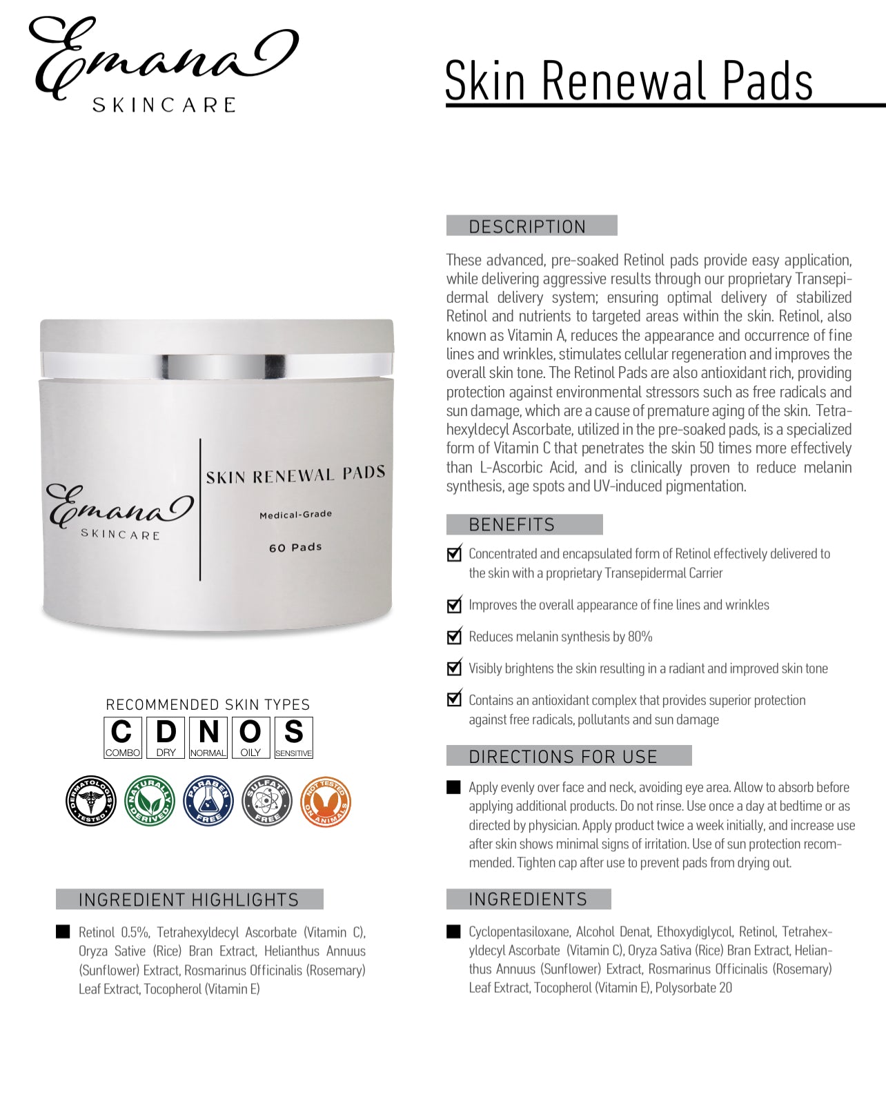 Skin Renewal Pads