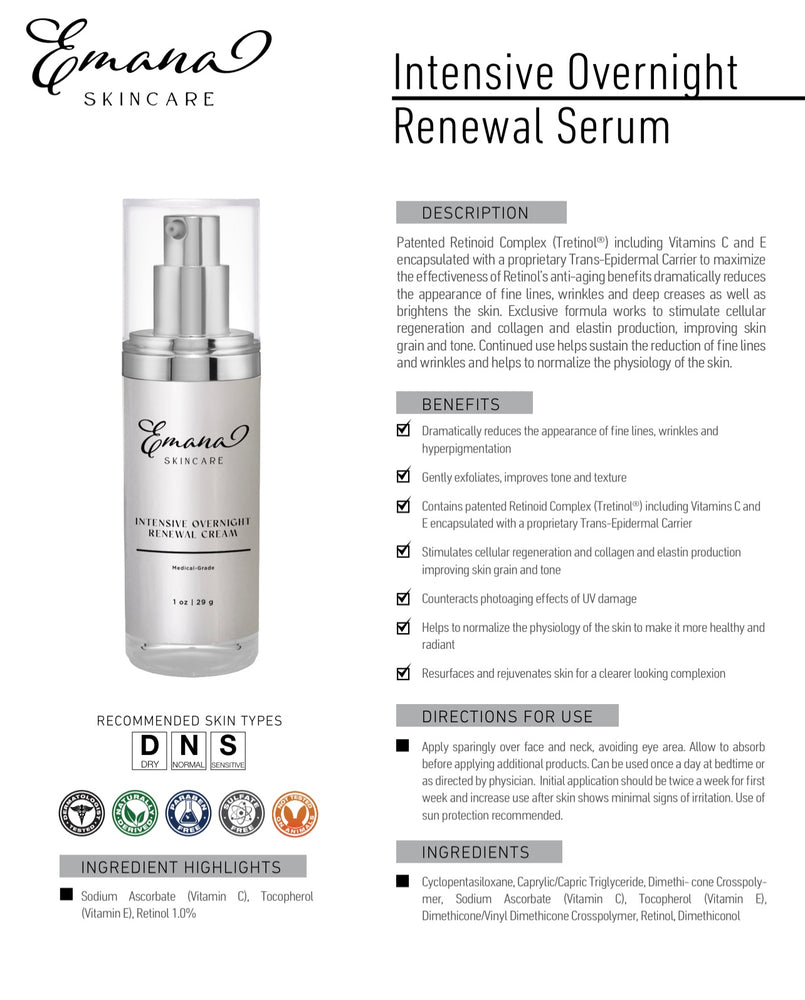 Intensive Overnight Renewal Serum