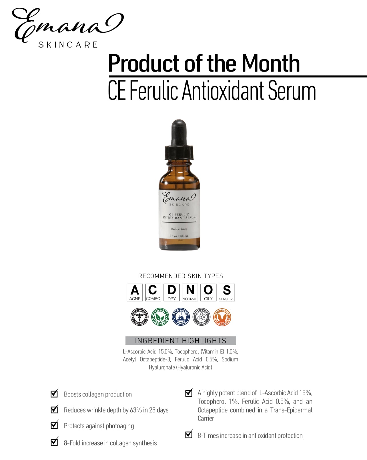CE Ferulic Antioxidant Serum