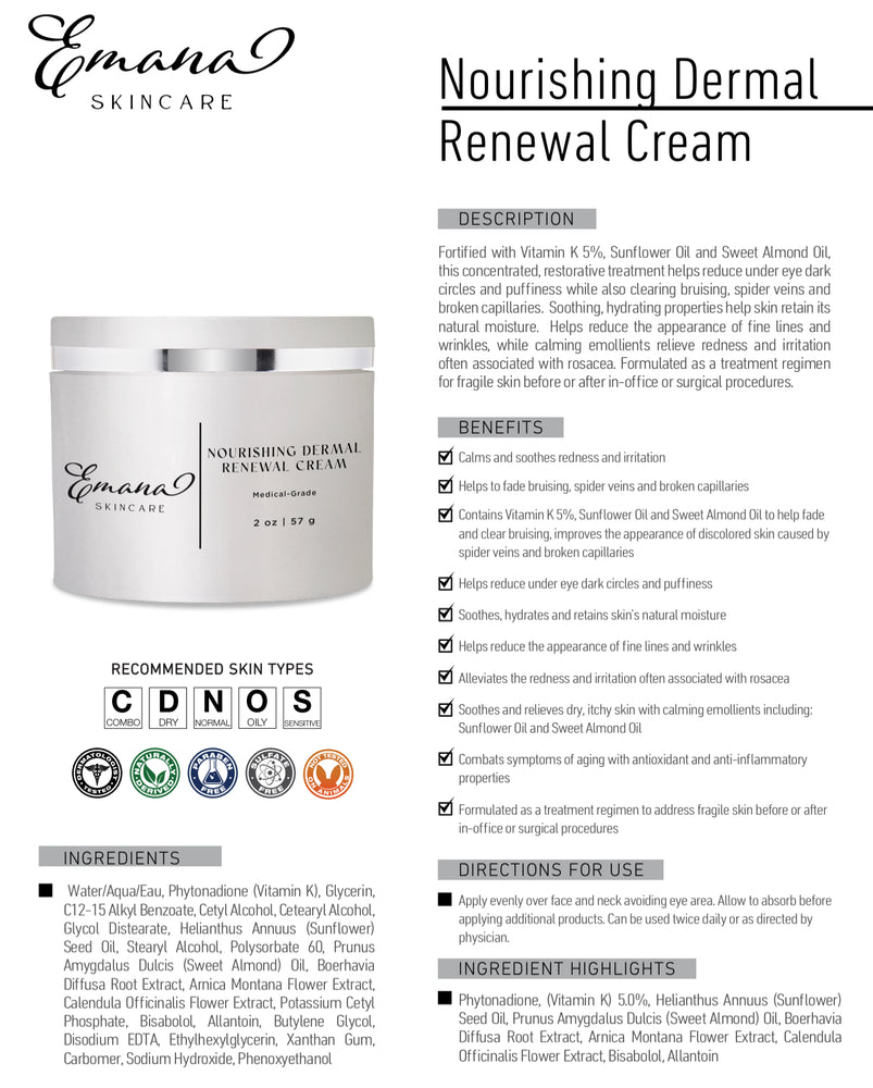 Nourishing Dermal Renewal Cream